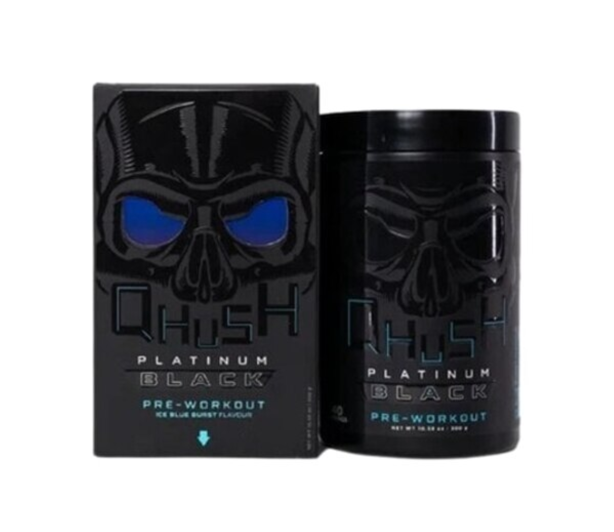 Qhush Platinum Black Ice Blue Burst 300g